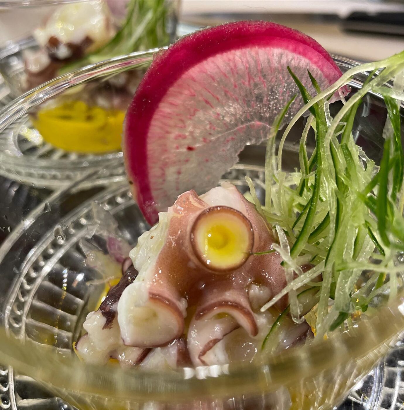 夏はタコが美味しい︎包丁入れて柔らかく塩麹もみもみ…